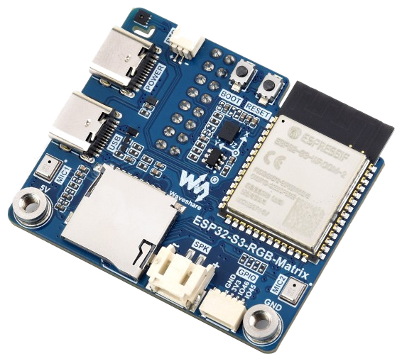 The Waveshare ESP32-S3-RGB-Matrix