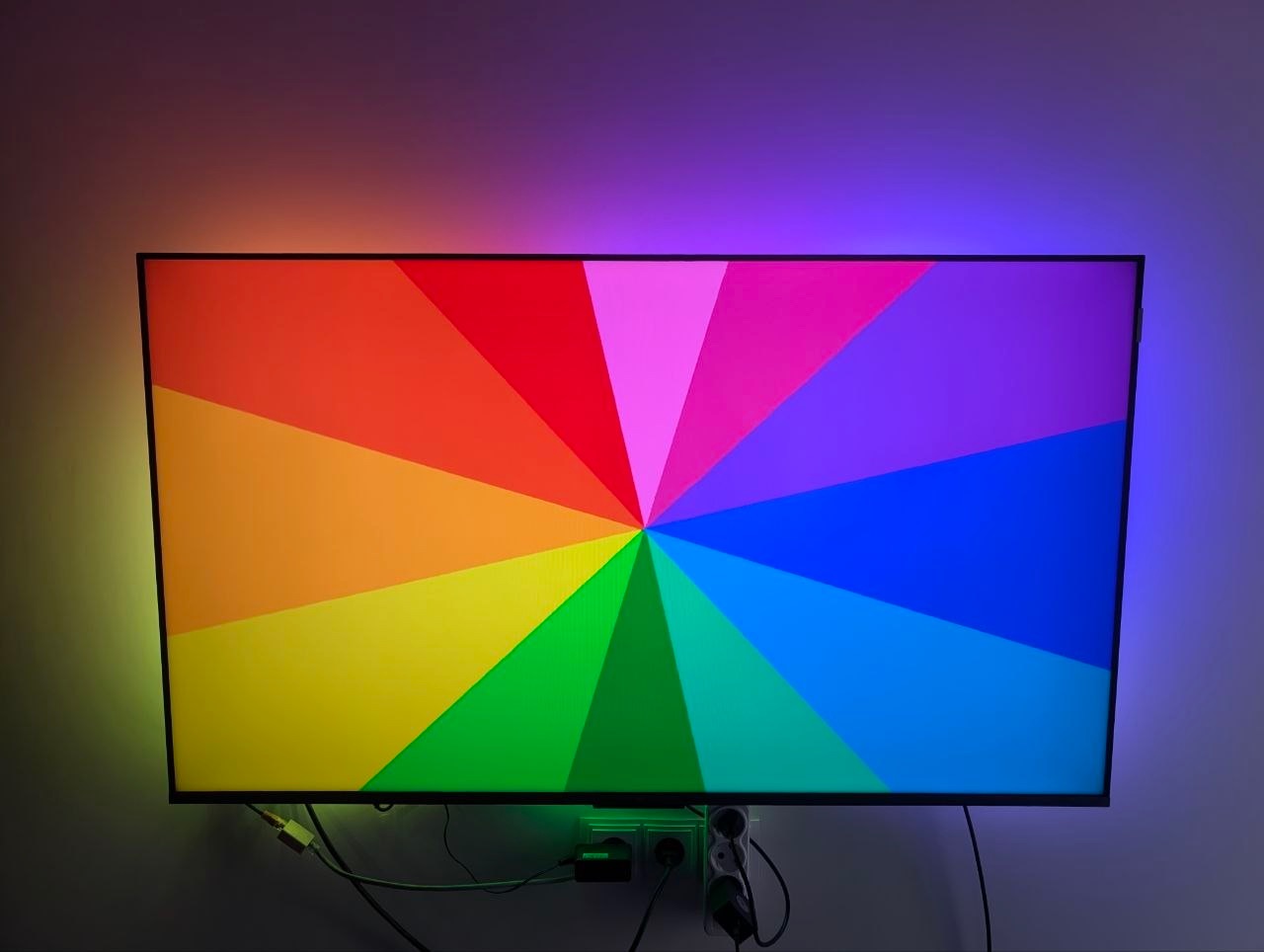 A TV backlight on an ESP32-P4