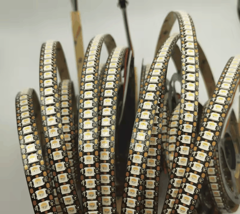 SK6812 RGBW strips, the lights of the legs
