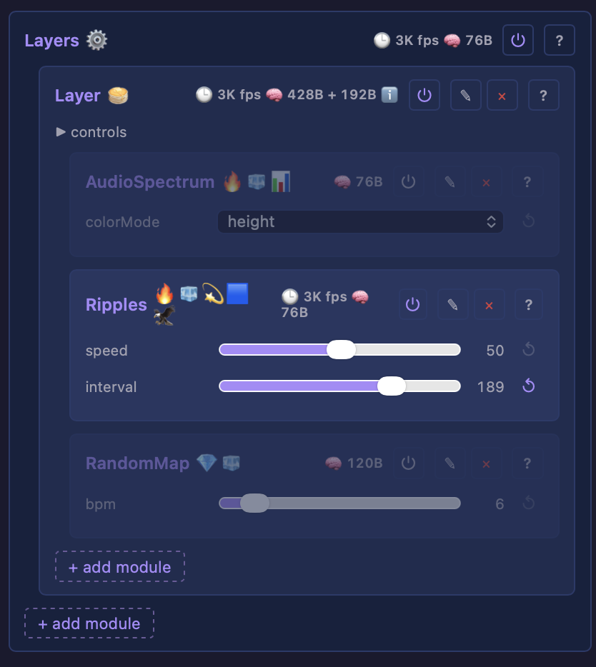 The Layers module