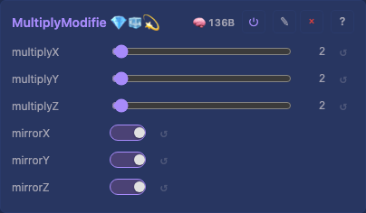 MultiplyModifier card