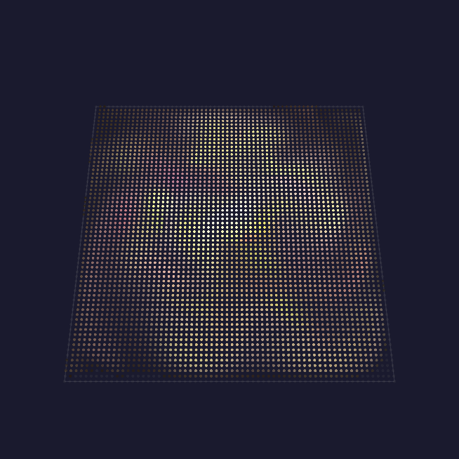 Fluid: dye poured into a Stam solver
