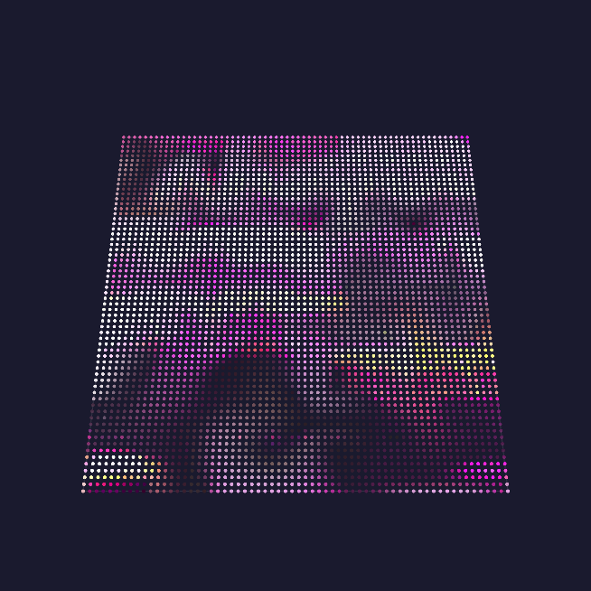 Nebula: a noise field born into a curl flow